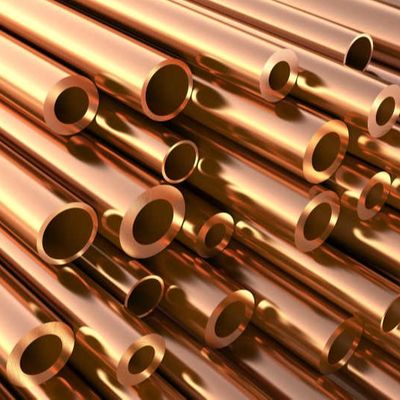 Uns C10100 C10200 Seamless Copper Pipe Tube Metal 0.1mm Thick